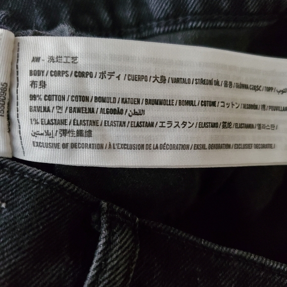 Womens Abercrombie & Fitch Curve Love The Dad Highrise Jeans Size 10 Short - Picture 9 of 12